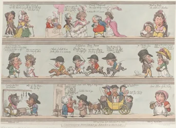 Grote borders voor kamers en hallen, 1 december 1800