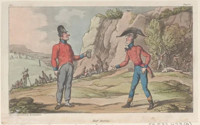 Halve Rantsoenen, uit De Militaire Avonturen van Johnny Newcome, 1815