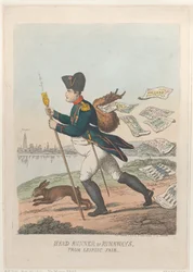 Hoofdrenner of Ontsnapten van de Leipzic Beurs, 2 maart 1814