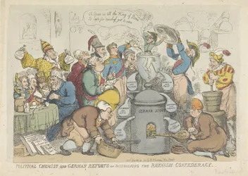 Het oplossen van de Rijnbond, 1813