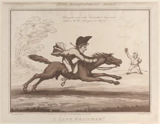 Paardprestaties, schets 11: Een landmeter!!, 1 augustus 1799