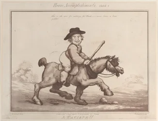 Paardenprestaties, schets 2: Een stratenmaker!!, 1 augustus 1799
