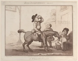 Paardenvaardigheden, schets 5: Een politicus, 1 augustus 1799