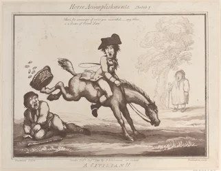 Paardenvaardigheden, Schets 7: Een Burger !!, 1 augustus 1799