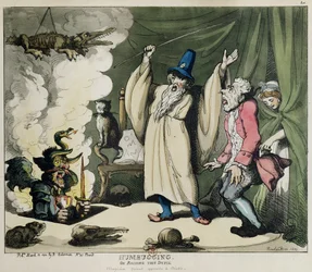 Humbugging of de Duivel oproepen, 1800