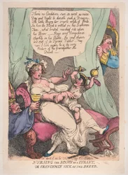 Het zogen van het nageslacht van een tiran, 14 april 1811