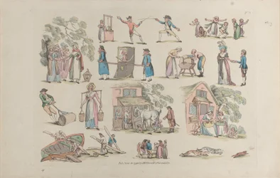 Plaat 8, Contouren van Figuren, Landschappen en Vee...voor het Gebruik van Leerlingen, juni 20, 1790