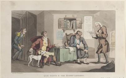 Quae Genus & De Geldschieters, uit De Geschiedenis van Johnny Quae Genus, De L..., 1 september 1821