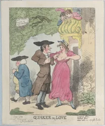 Quaker verliefd, 1815