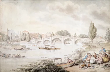 Richmond Bridge, Londen, ca. 1780-1820