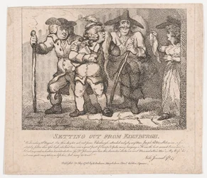 Vertrek uit Edinburgh Pittoreske Schoonheden van Boswell, Deel de Tweede, 30 mei 1786