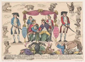Schets van politiek in Europa, verjaardag van de koning van Pruisen, 10 februari 1786