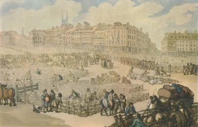 Smithfield Vleesmarkt, ca. 1816, 1944