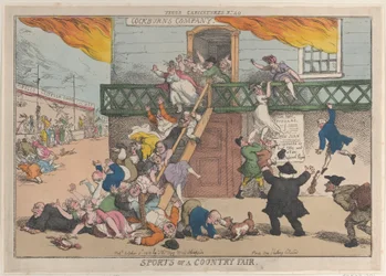 Sporten op een dorpskermis, 5 oktober 1810.