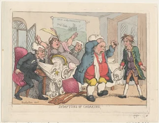 Symptomen van verstikking, 1806, uitgegeven 25 augustus 1808