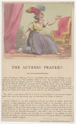 Het gebed van de actrice!!, 10 augustus 1801