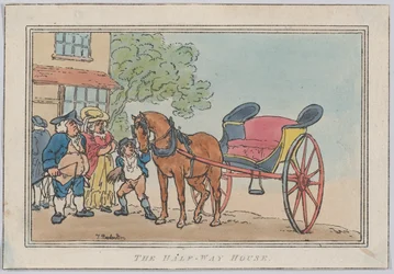 Het Half-Way House, gepubliceerd 1787 een latere heruitgave