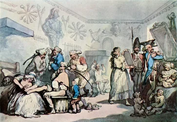 Het Interieur van een Franse Kazerne, 1787, 1929