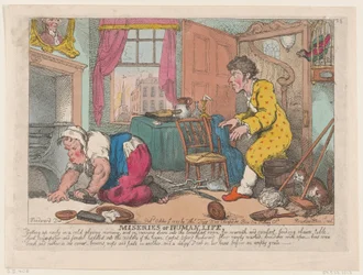 De ellende van het menselijk leven: Vroeg opstaan op een koude sombere ochtend, 9 oktober 1807