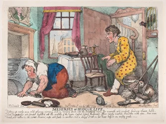 De Ellende van het Menselijk Leven: Vroeg Opstaan op een Koude Sombere Ochtend, 9 oktober 1807
