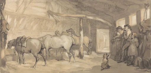 De stal van een herberg, ca. 1790
