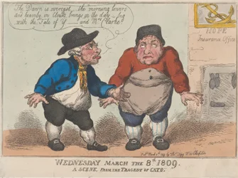 Woensdag 8 Maart 1809, Een Scène uit de Tragedie van Cato