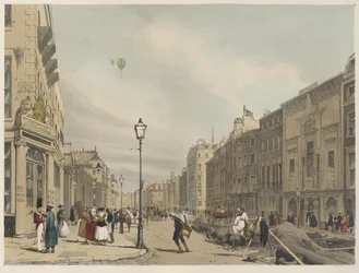 Londen Zoals Het Is: Piccadilly, kijkend Oostwaarts naar de Stad