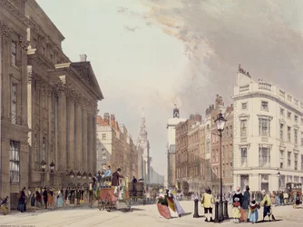 Mansion House en Cheapside, uit 