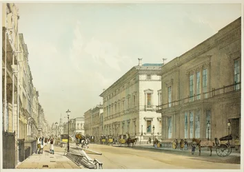 De Clubhuizen en Pall Mall, plaat dertien uit Originele Zichten van Londen zoals het is