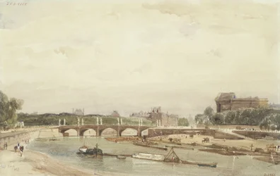 De Concorde Brug gezien vanaf de Koninginnenbaan
