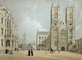 Westminster Abbey en ziekenhuis, uit 
