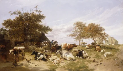 Een Melkveehouderij op de Moerassen, Oost-Kent, 1859