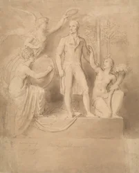 Een studie voor het Wellington Monument