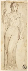 Athena, of Britannia geïdentificeerd als Athena