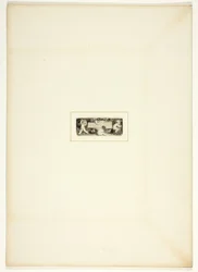 Studie voor een plaat uit De Triomfen van Temperament, in het 1796 Royal Engagements Pocket Book