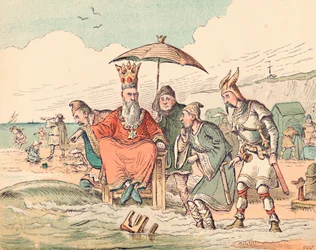 Knoet en zijn hovelingen, c1884