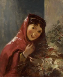 Dame die Hulsttakken Draagt, 1850