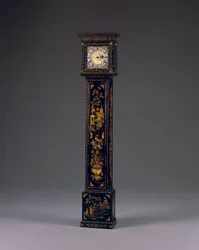 Koning Karel II dertig uur lange staande klok, ca. 1680