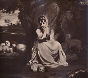 Frances Anne Crewe, Lady Crewe, als St Genevieve, ca. 1773-1894