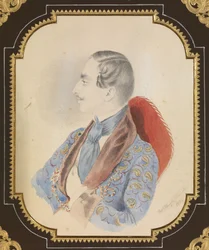 Portret van Ilya Mikhaylovich Miklashevsky