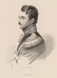 Portret van de componist Alexei Fyodorovich Lvov 1798-1870