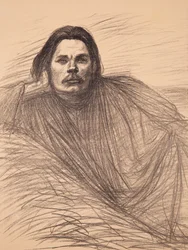 Portret van de auteur Maxim Gorky