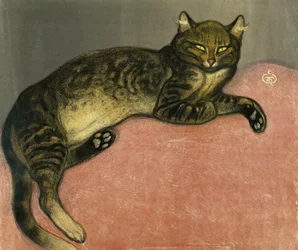 De Zomer, Kat op een Balustrade; L