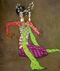 Klassieke Balinese danseres