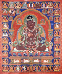 Een Thang-Ka die de Mahasiddha Bir Va Pa afbeeldt, c. 1600