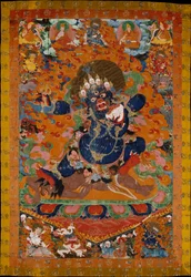 Yamantaka, Vernietiger van de God van de Dood, c.1700-30
