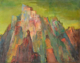 Aan de voet van de klif