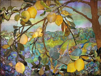 Favrile Mozaïekpaneel, ca. 1910