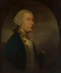 Halflang portret van admiraal Robert Duff van Fetteresso