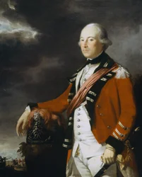 Portret van een officier van het 15e Regiment Dragoons, c.1768